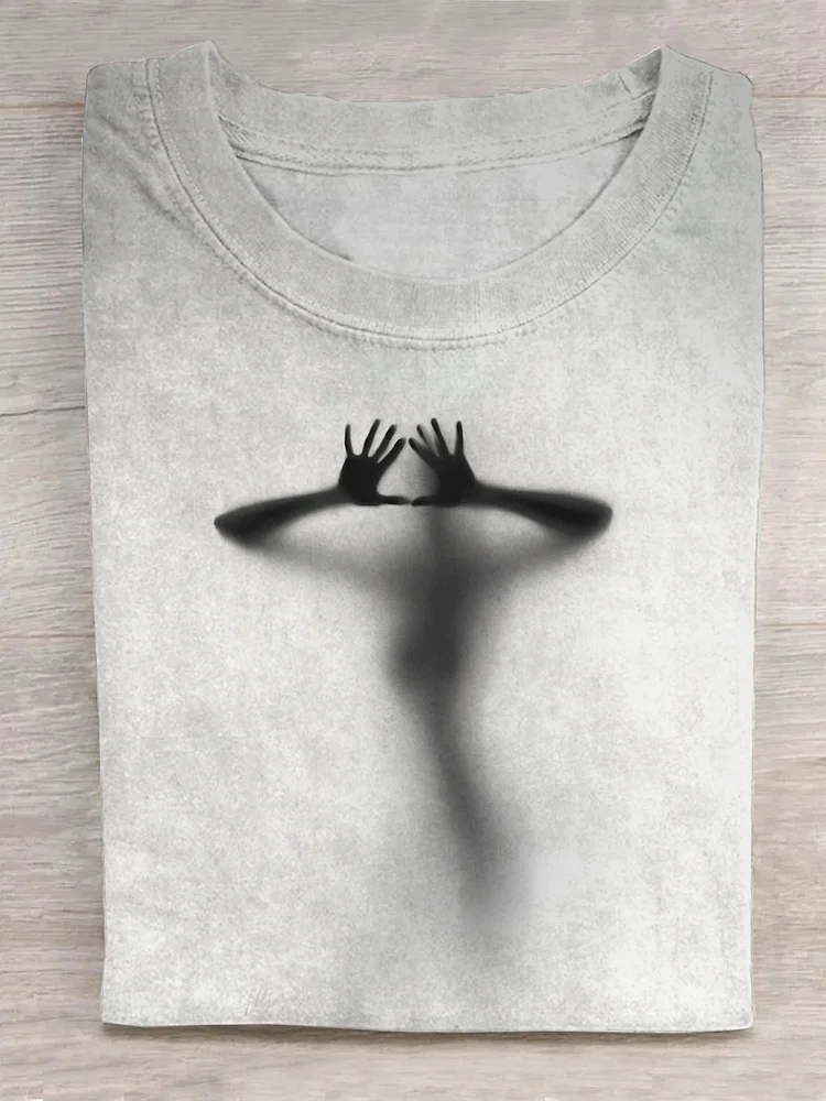 Girl Lying on The Glass T-shirt