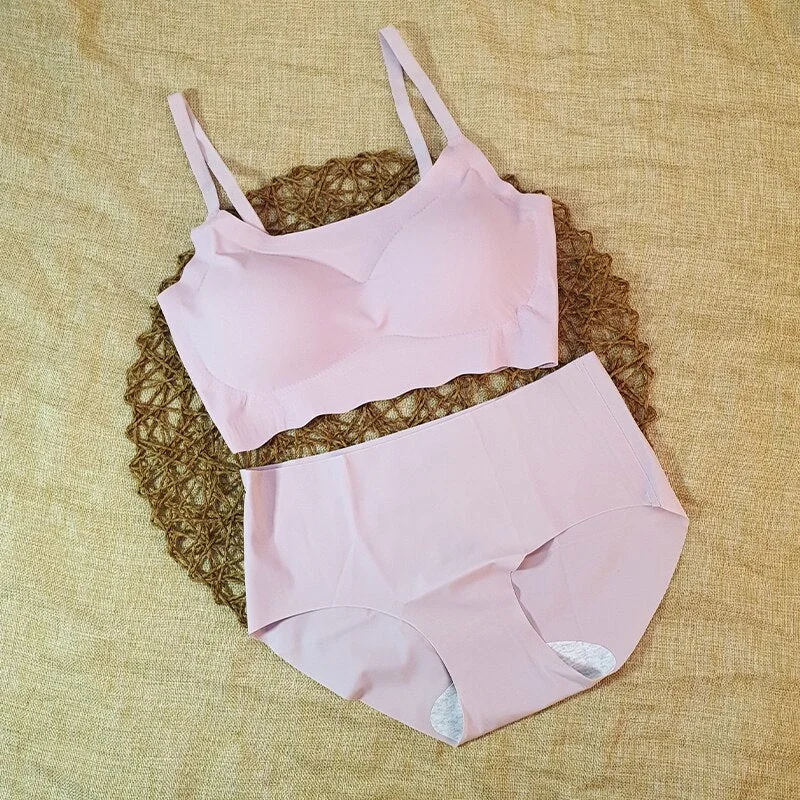 Seamless Bra Underwear Women Set One-Piece Soft Push Up Brassieres Womens Lingerie Sexy Intimates Lingere Underwear & Sleepwears