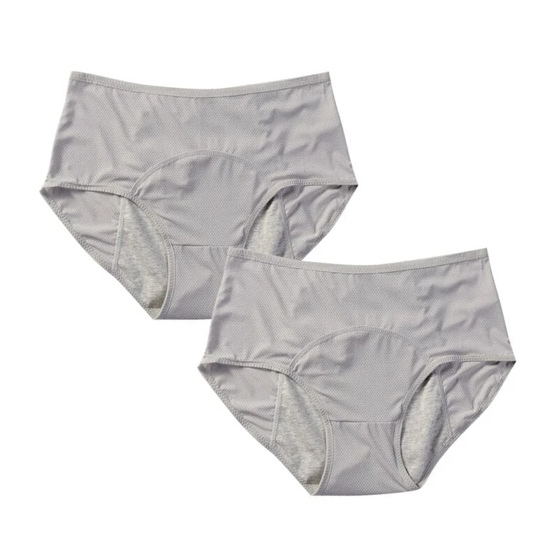 Menstrual Panties Women Sexy Pants Leak Proof Incontinence Underwear Period Proof Cotton High Waist Warm Female Briefs 2/3PCS