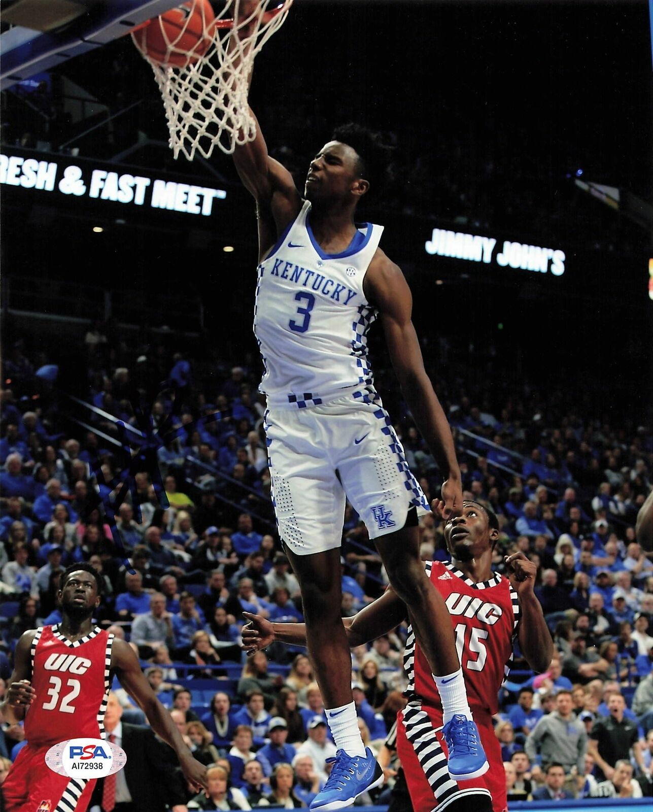 HAMIDOU DIALLO signed 8x10 Photo Poster painting PSA/DNA Kentucky Detroit Pistons Autographed