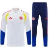 Colombia 26-27 1/4 Zip Tracksuit  White Chandal