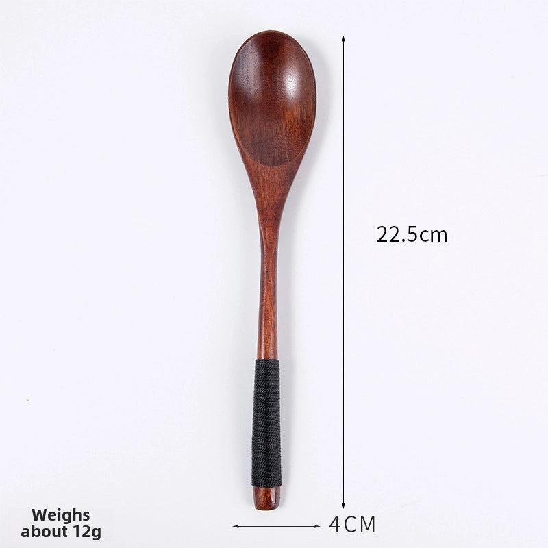 Creative Japanese Tableware Set Phoebe Chopsticks Knife, Fork And Spoon Four-piece Set Wooden Simple Chopsticks And Spoon Set