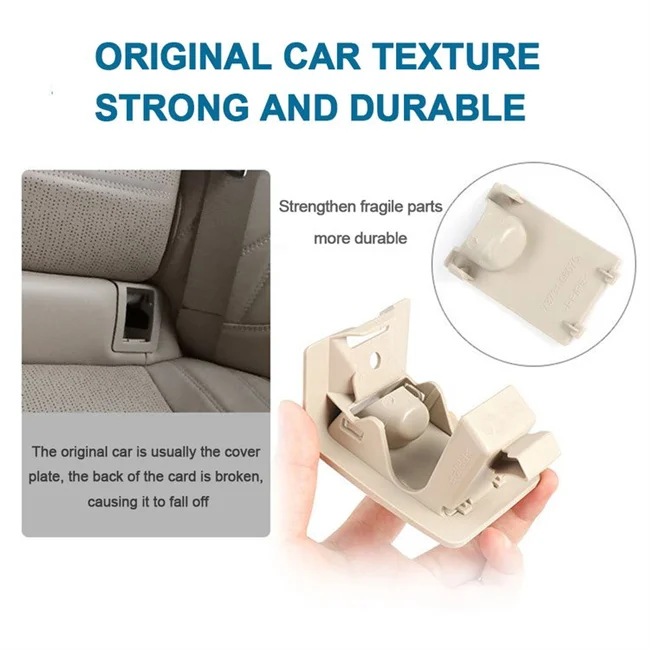 Car Rear Seat Buckle ISOFIX Cover Child Restraint for Toyota Camry Avalon