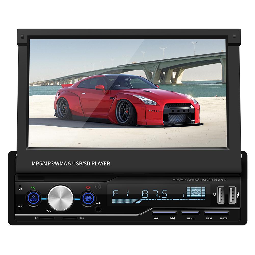 

T100G 7 Inch Car Stereo MP5 Player GPS Navi RDS FM AM Radio BT AUX (NA), 501 Original