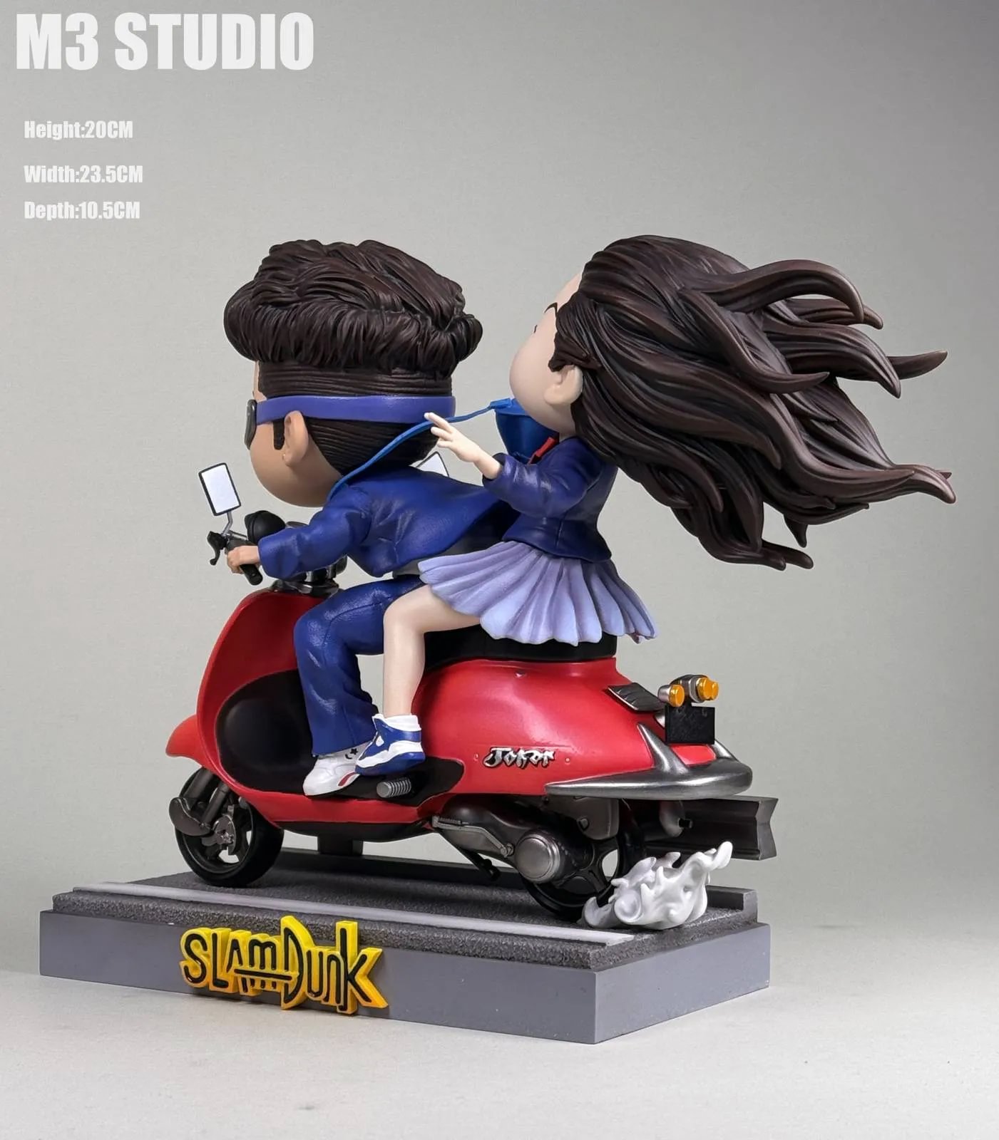 Chibi Ver. Riding Motorcycle Ryota Miyagi & Ayako Inoue - SLAM