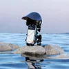 Small Helmet Rider Sunshade Rainproof Motorcycle Mobile Phone Helmets Holder Hat