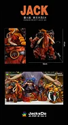 1/8 Scale Human-Beast Form Jack - ONE PIECE Resin Statue - JacksDo Studios