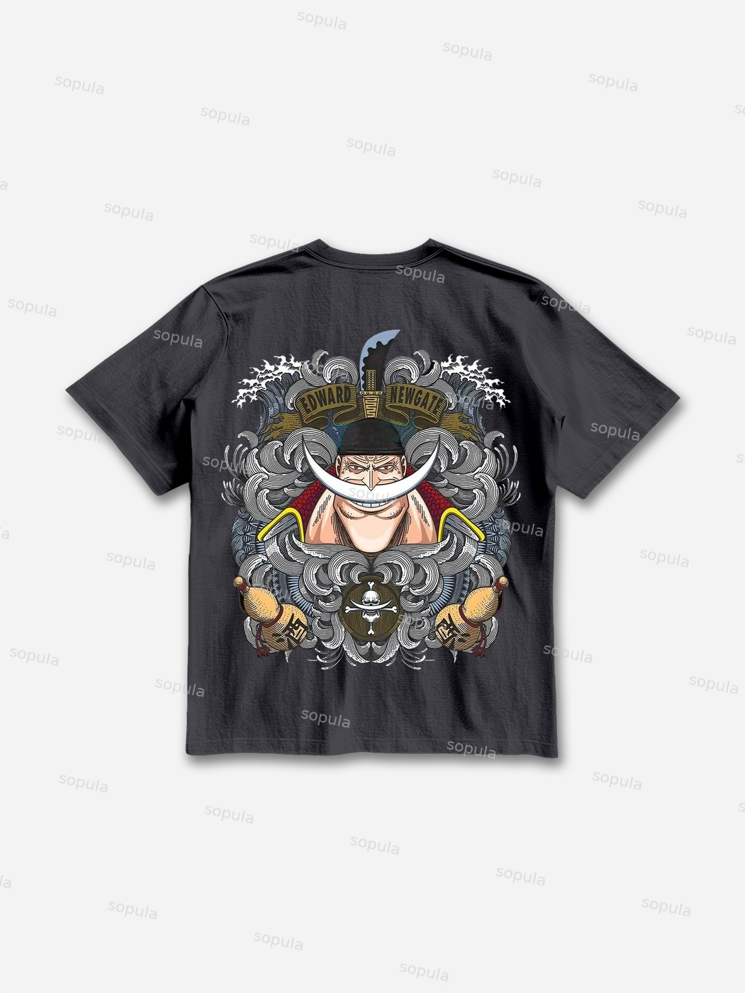 Anime Graphic Legacy Print Cotton T-shirt - SOPULA