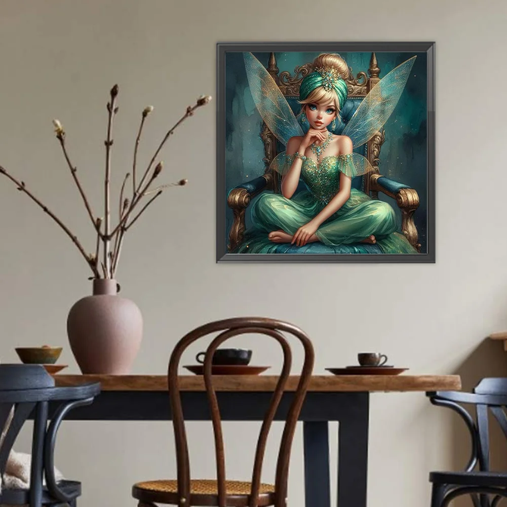 Diamond Painting - Full Round Drill - Tinker Belle(Canvas|40*40cm)
