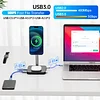 12 in 1 Docking Station Laptop Docking Station with Mag-Safe Wireless Charging Stand Magnetic Phone Charger Stand with USB C Hub for MacBook Dell HP iPad Mini Air Pro Galaxy Tab