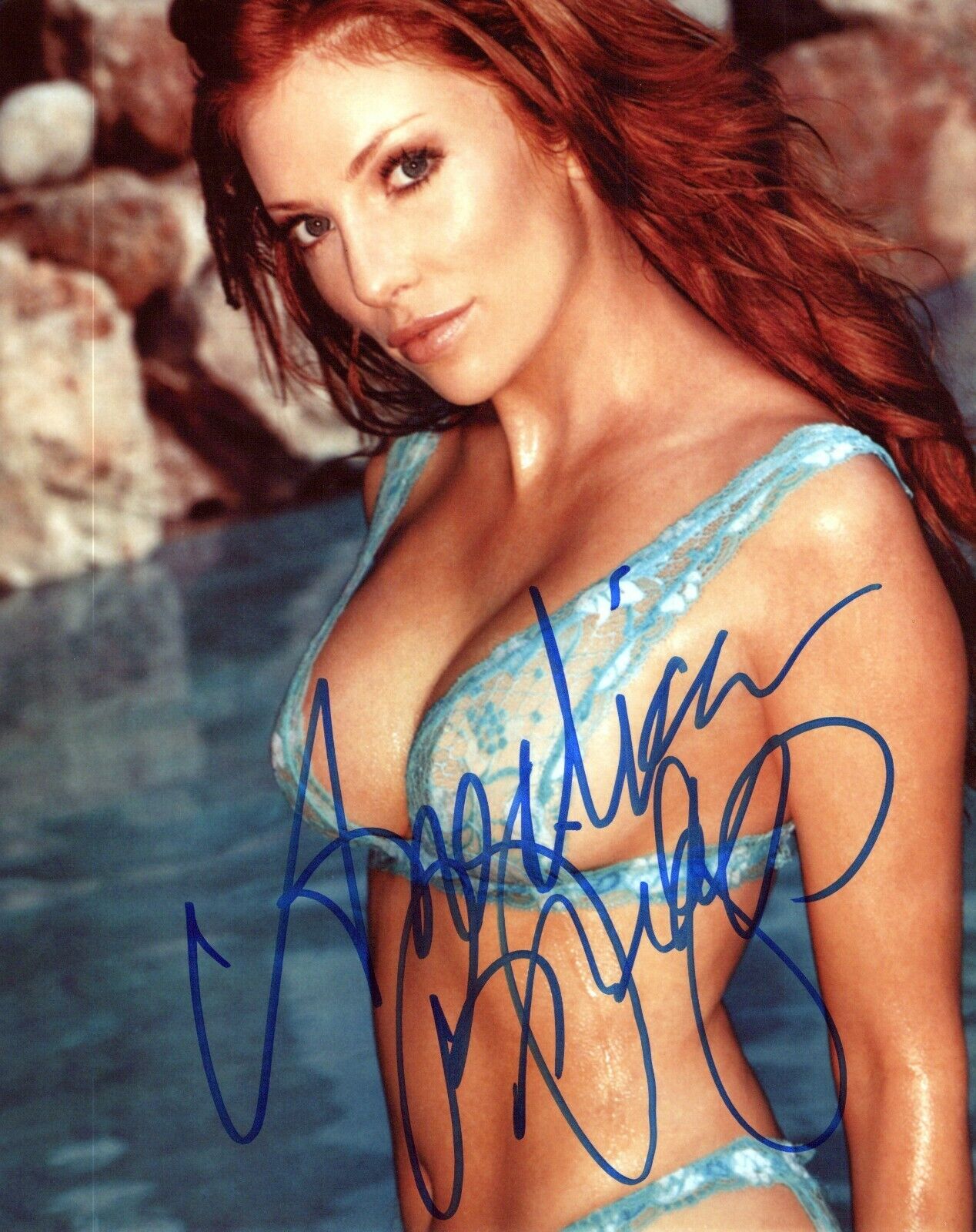 Angelica Bridges glamour shot autographed Photo Poster painting signed 8x10 #13