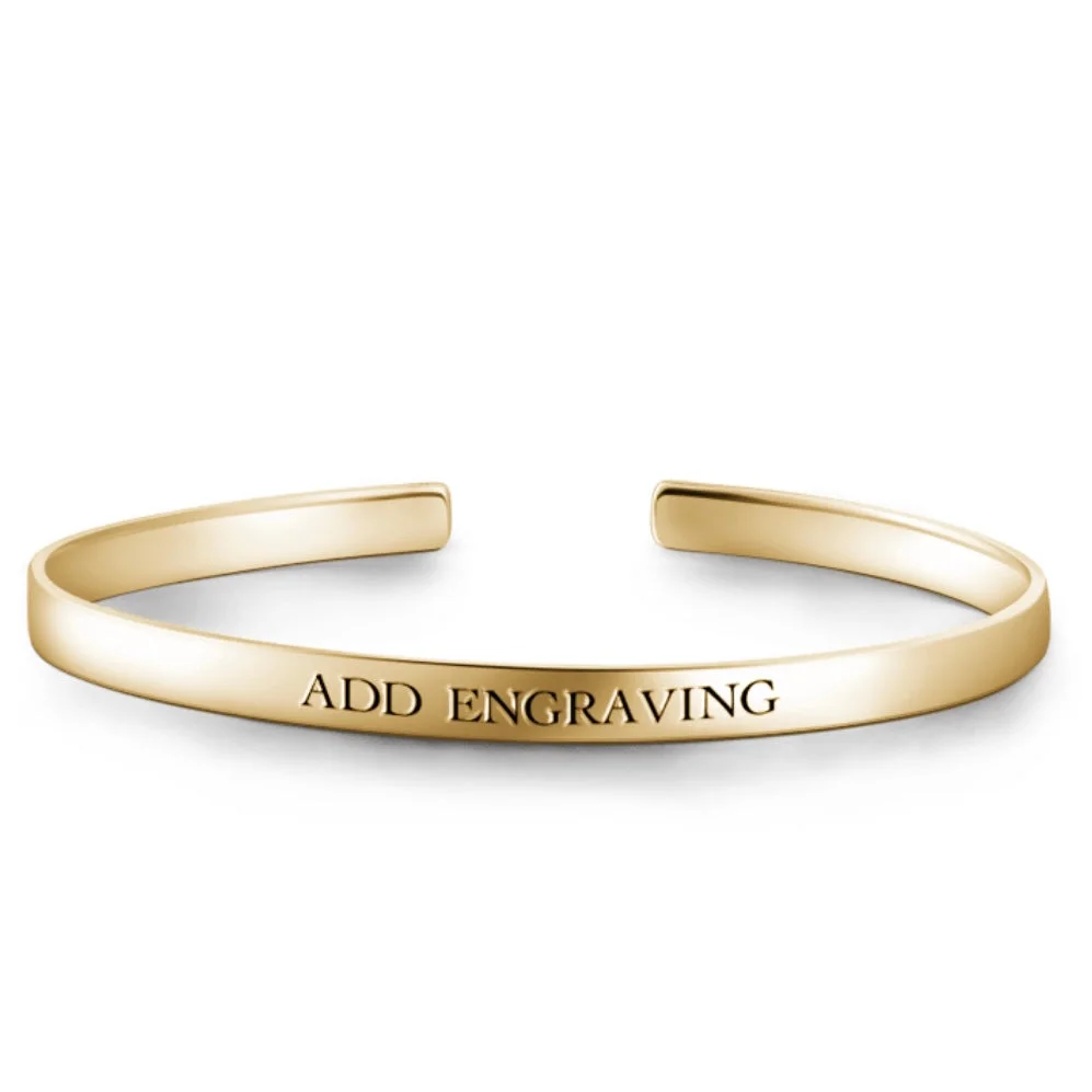 Personalized Engraved stainless steel Adjustable Bracelet & Ring 