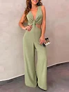 Irregular Clipping Wide Leg Jumpsuits