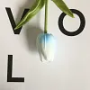 Single Head Mini Tulip PU Texture Artificial Flower 
