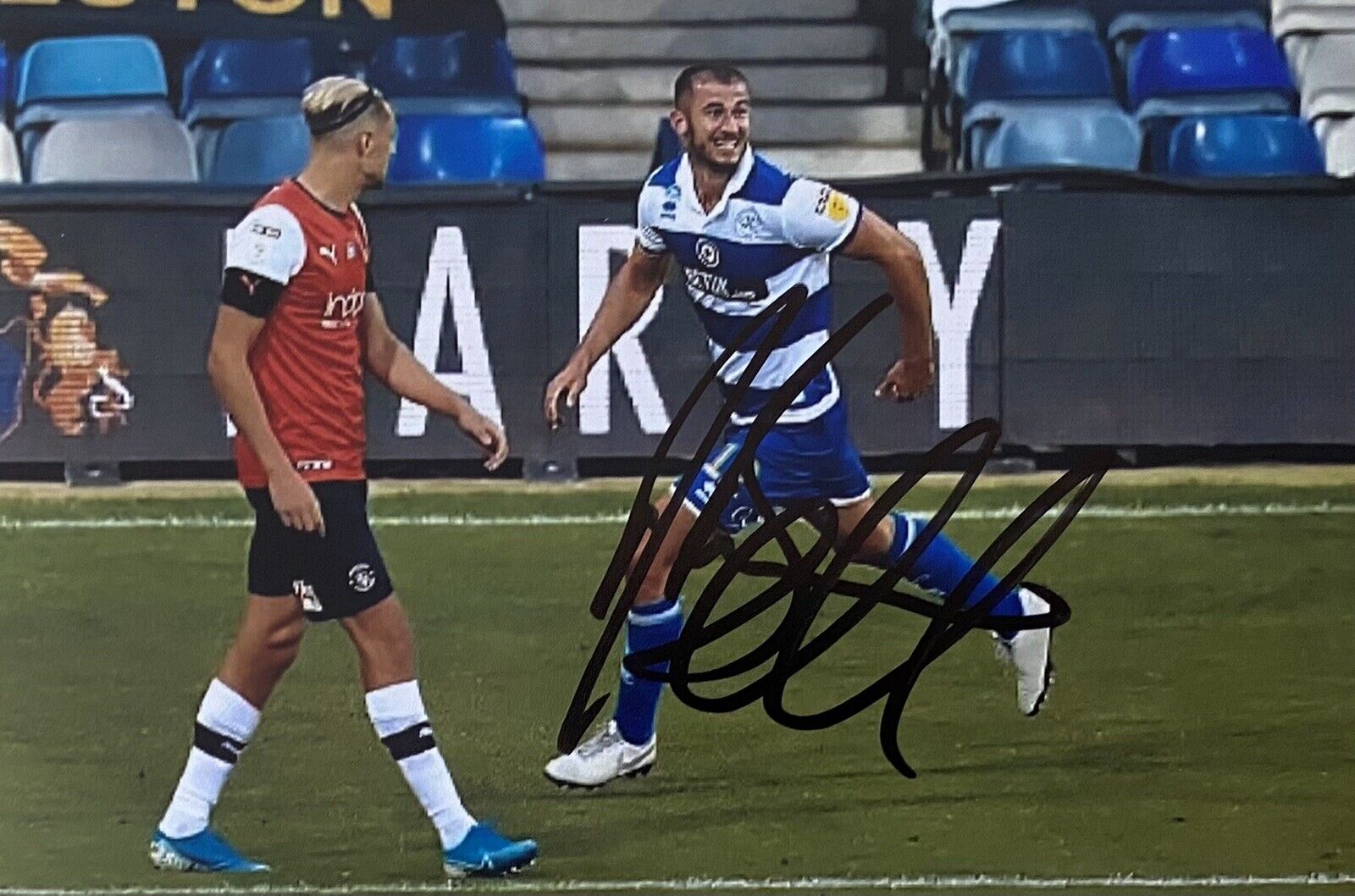 Dominic Ball Genuine Hand Signed QPR 6X4 Photo Poster painting