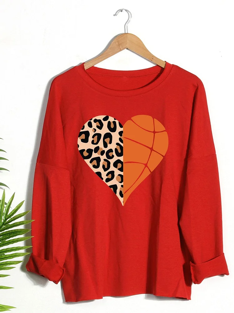 Basketball love Sweatshirt-011260-Annaletters