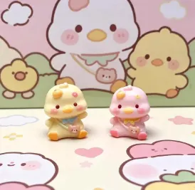 mini duck resin charm set