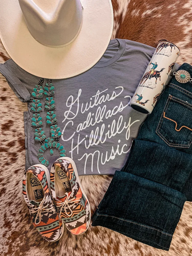 "Country Music"Womens West T-Shirt