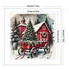 Christmas Scenery-11CT Stamped/Counted Cross Stitch 45*45cm/17.72*17.72in tapestrymarket