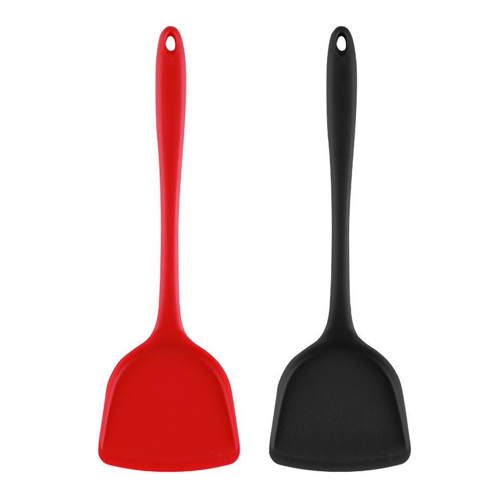 

Non-Stick Spatula Silicone Heat-Resistant Handle Turner Shovel Cooking Tool, Black, 501 Original