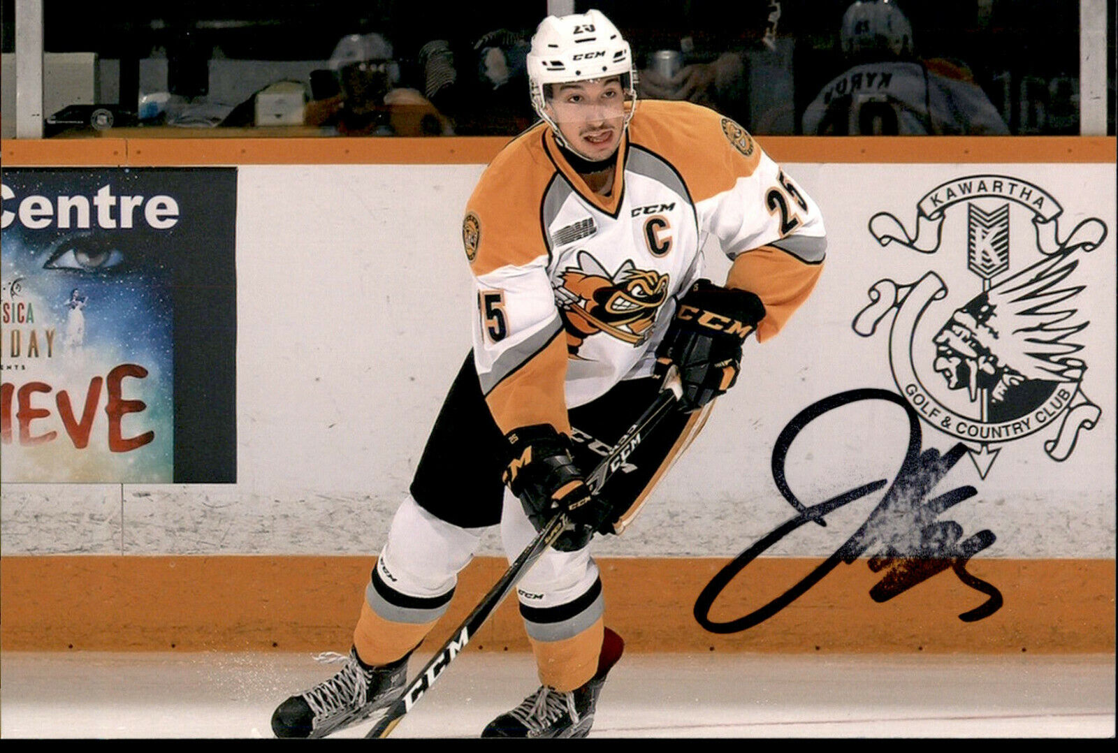 Jordan Kyrou SIGNED autographed 4x6 Photo Poster painting SARNIA STING ST LOUIS BLUES * SMUDGED*