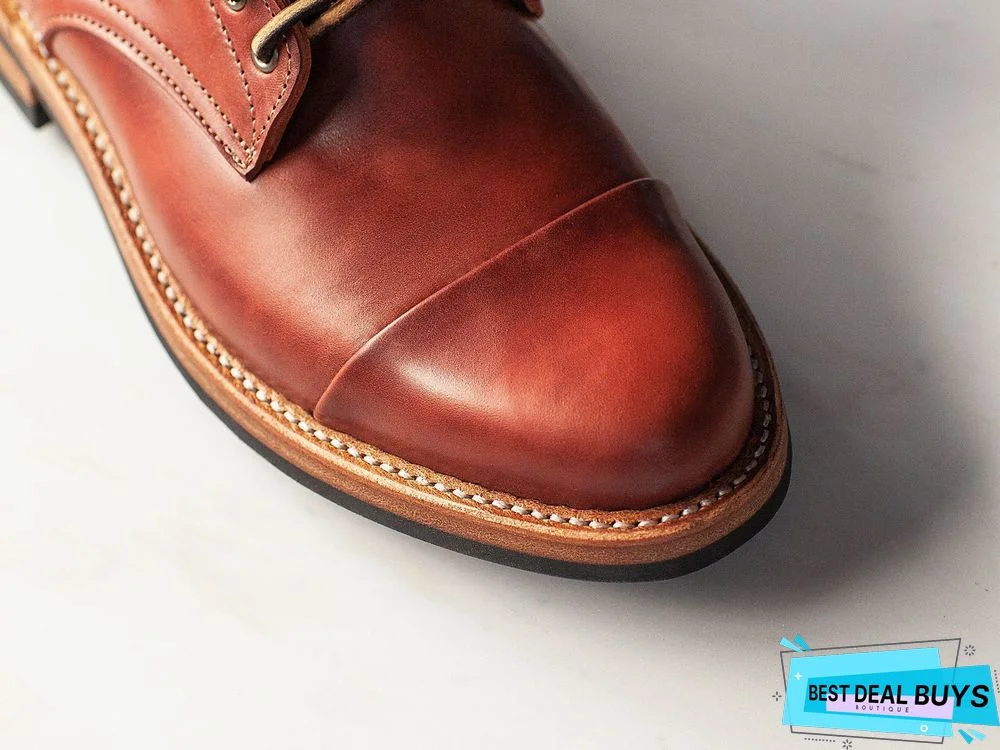 Cow Split Leather Men Boots Comfortable Boots Men Footwear Rubber Ankle Boots Men's Shoes