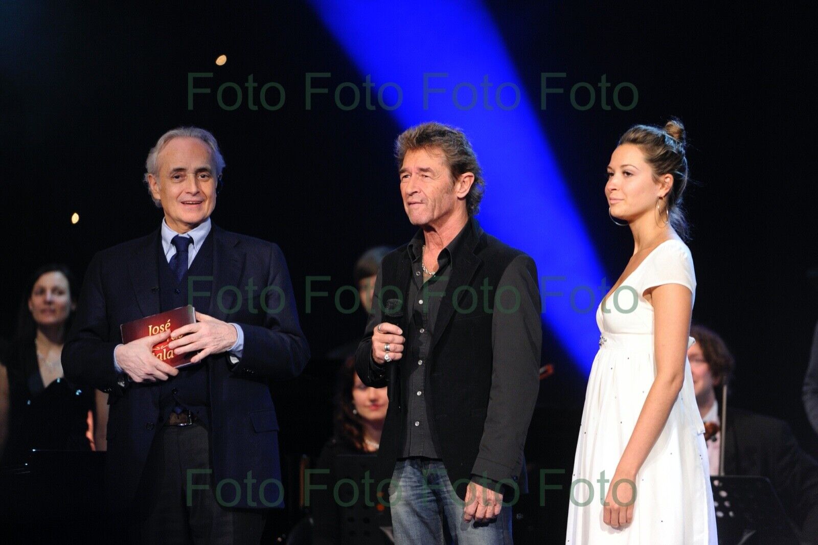 Josep Carreras - Peter Maffay Foto 20 x 30 cm ohne Autogramm (Be-3