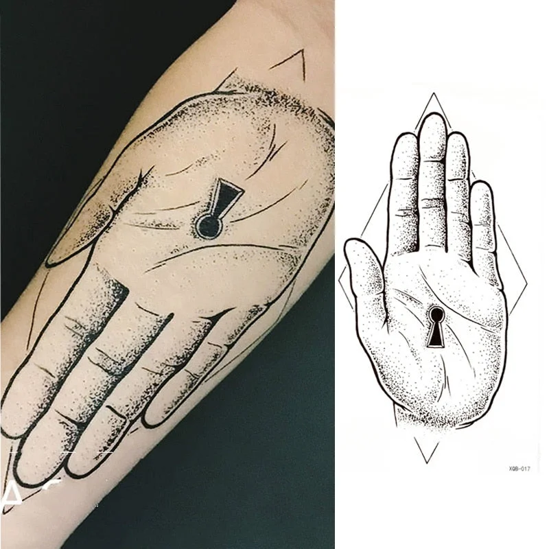 1pcs Watercolor Flower Temporary Body Tattoo so Beautiful can be used for Shoulder,thigh, or Back Body decor