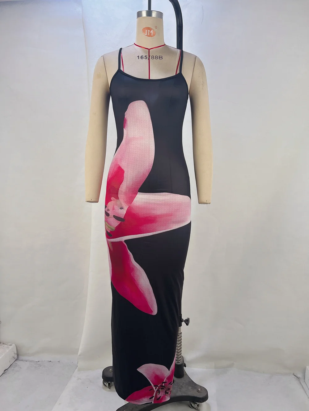 Woherb Woherb Women's Summer 2024 New Sexy Slip Print Bag Hip Slit Dress Women's Beach Dress-Outfit Ideas