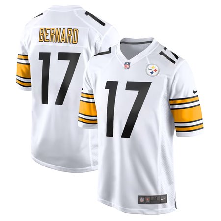 Youth Pittsburgh Steelers #17 Germie Bernard White 2026 NFL Draft Game Jersey