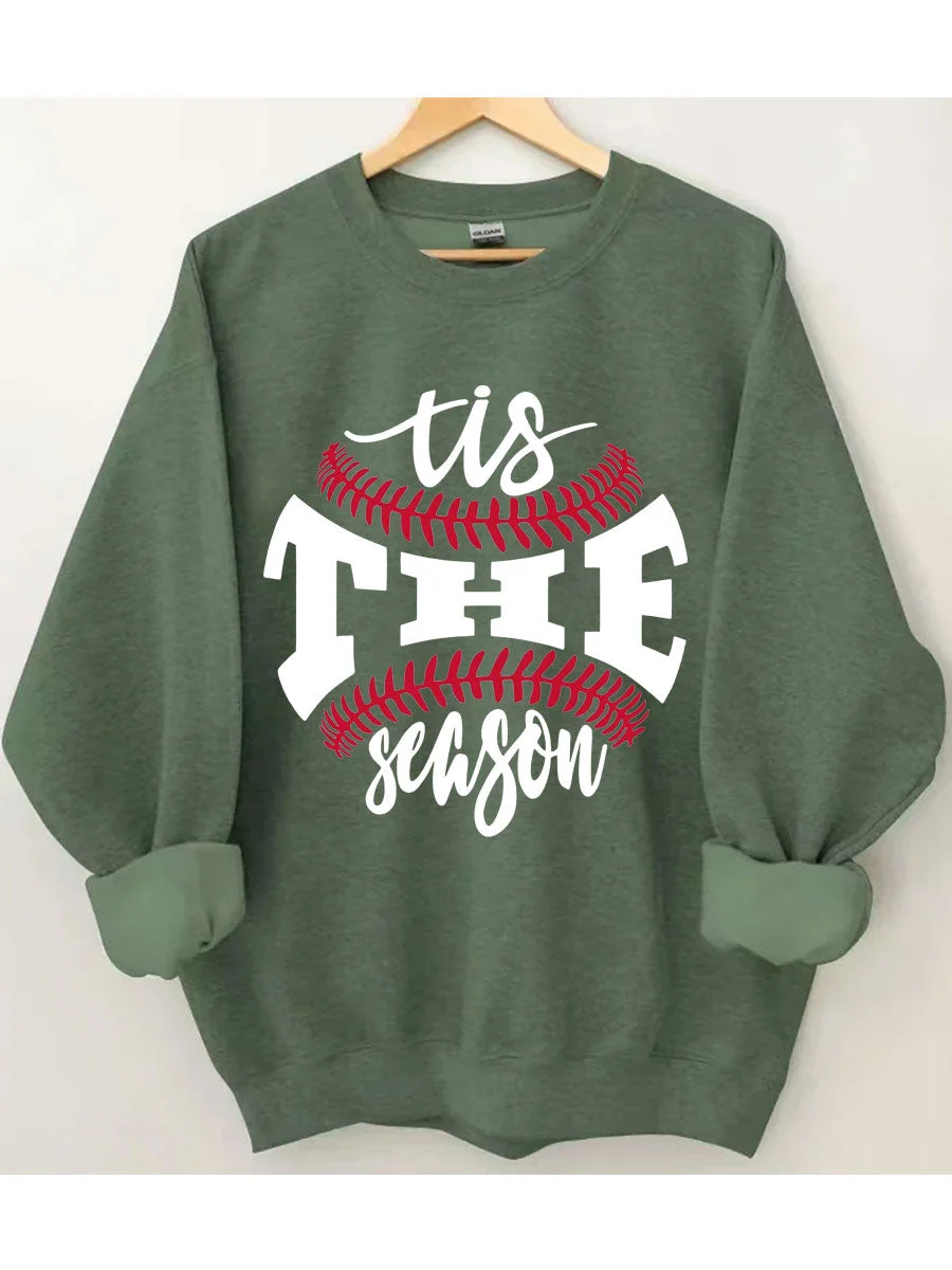 Tis The Season Baseball Sweatshirt
