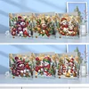 6Pcs Diamond Painting Snowman Greeting Cards Christmas Cards