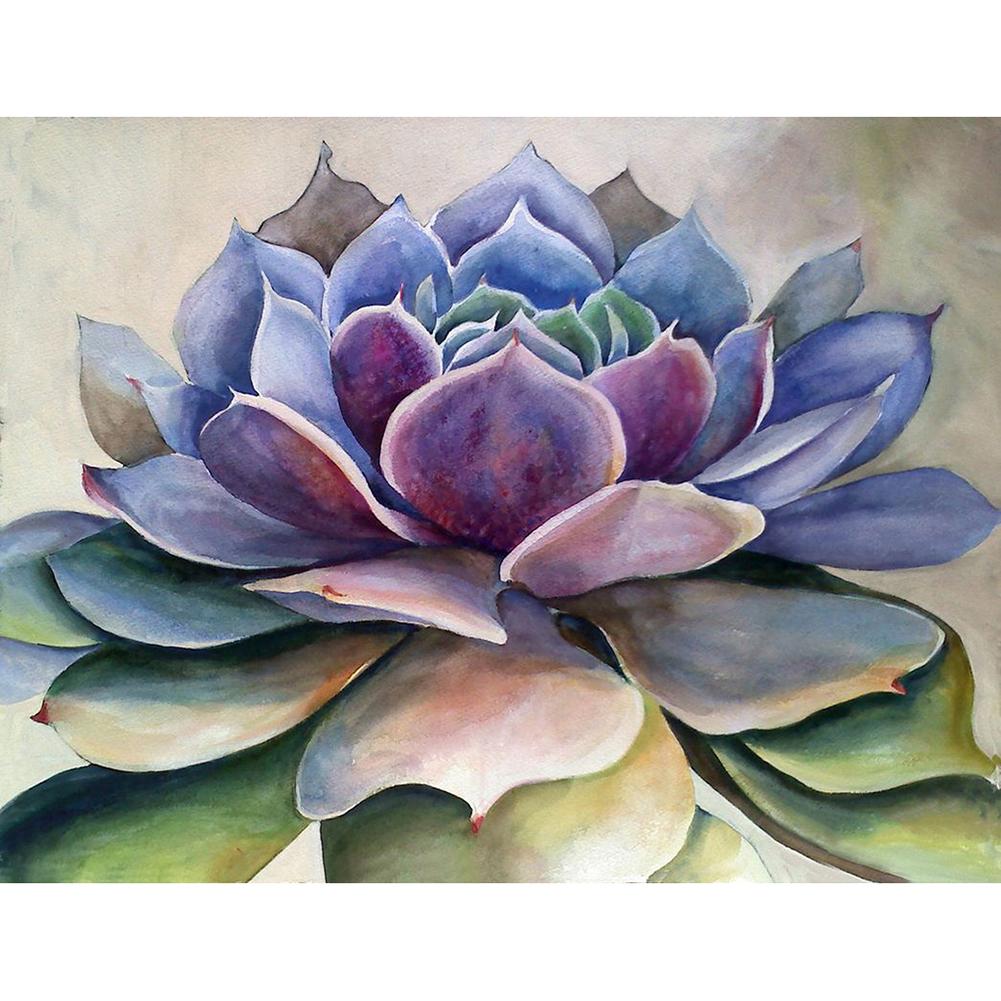 

Succulent Plants - Round Drill Diamond Painting - 40x30cm, 501 Original