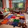 Puzzle Rug Handtufed Rug 100% Made with Newzealand Wool 