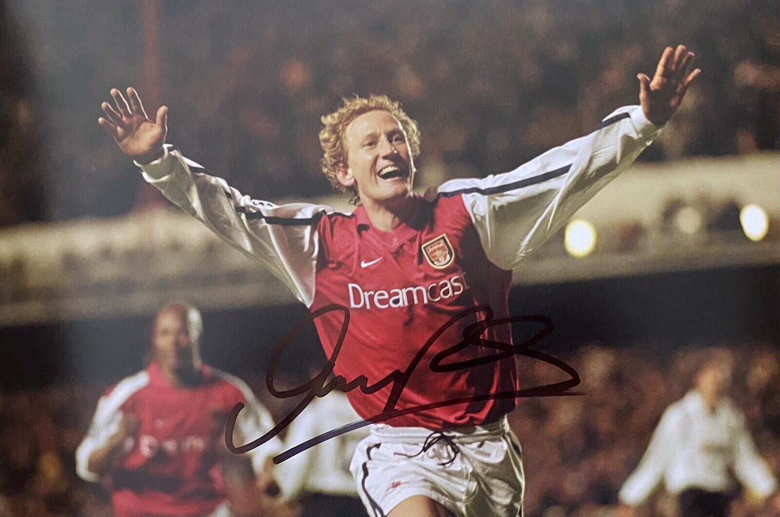 Ray Parlour Genuine Hand Signed Arsenal 12x8 Photo Poster painting 2