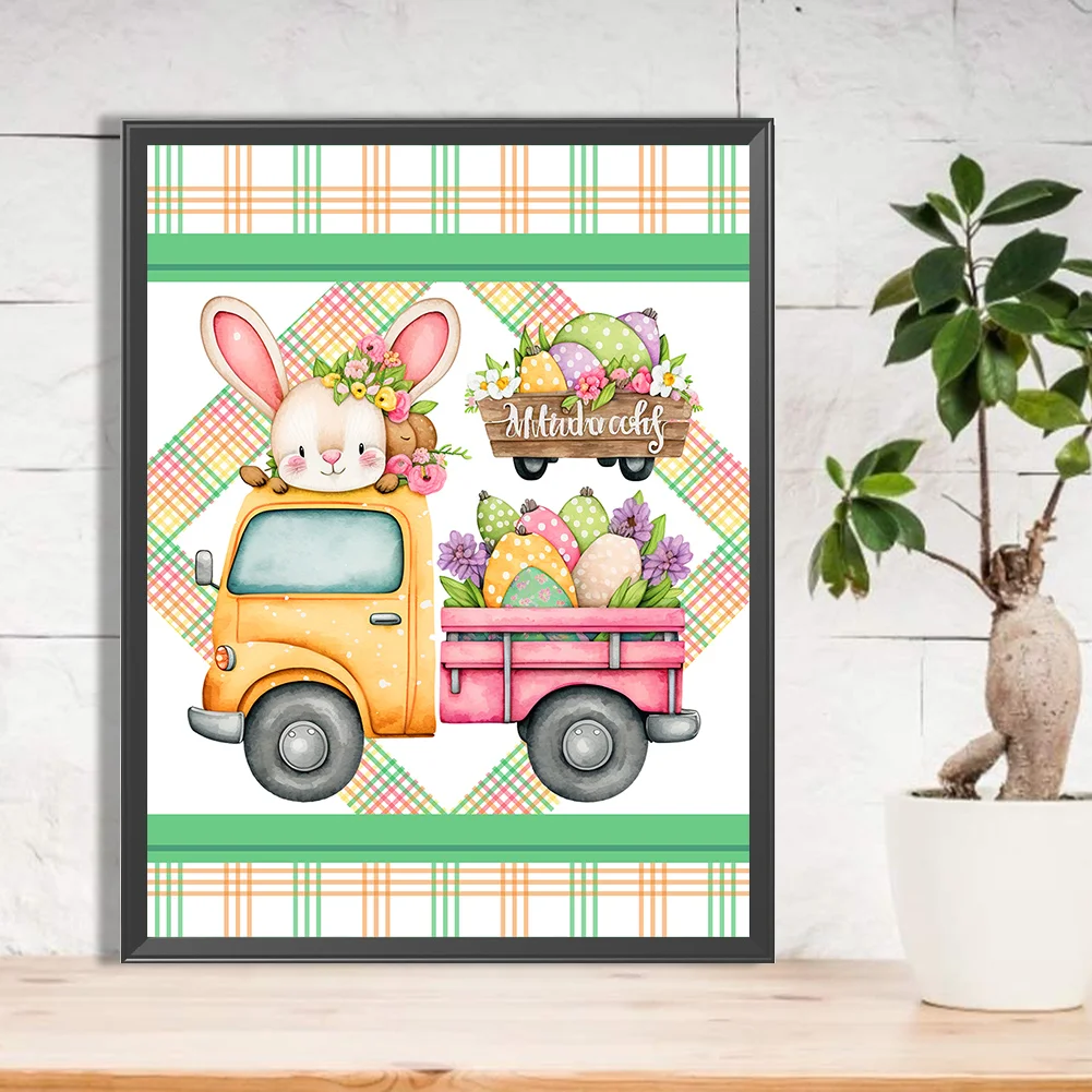 Full Round Diamond Painting 30*40cm - Toy Rabbit