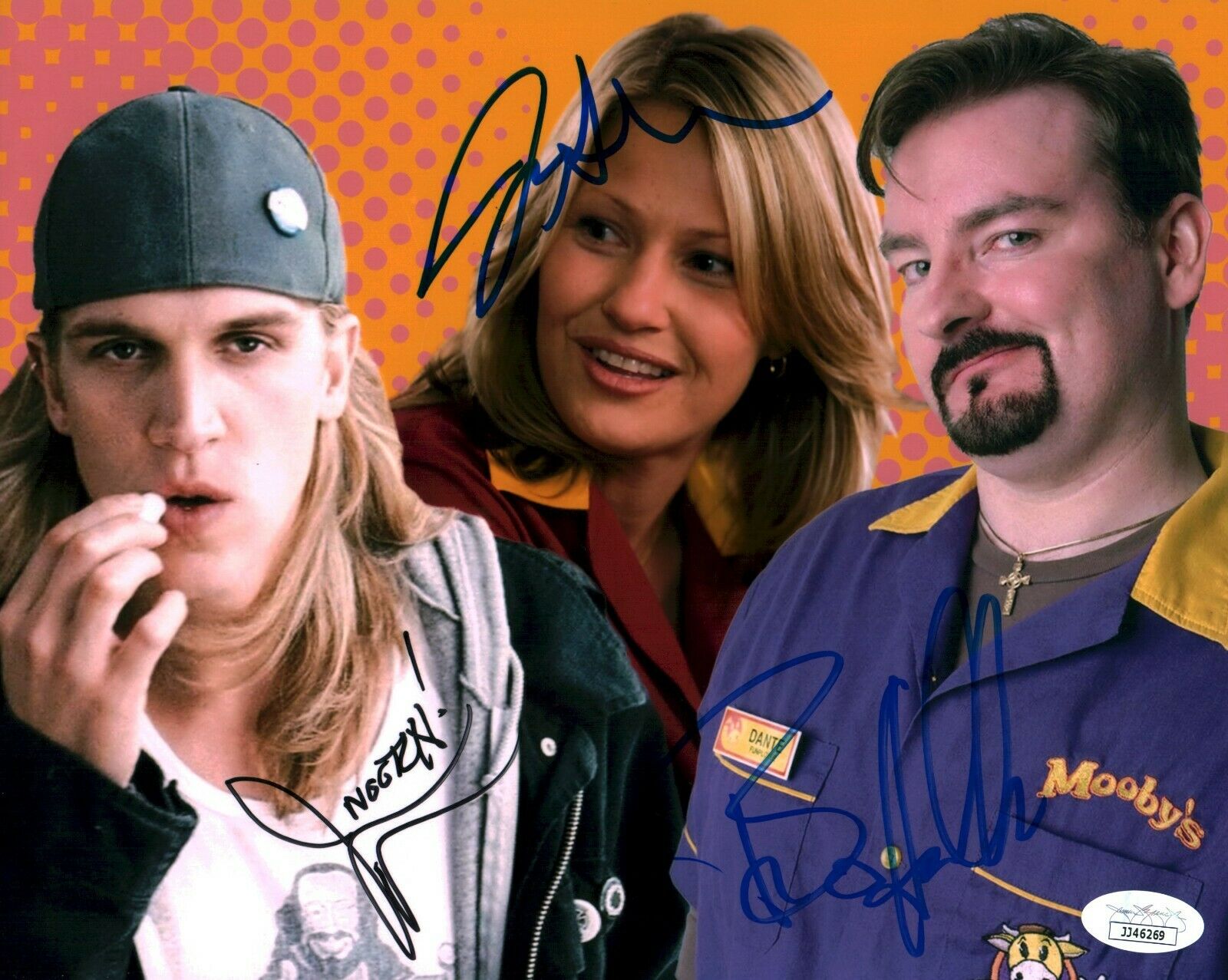 Mewes O'Halloran Adams Clerks Signed Autographed 8x10 Photo Poster painting JSA Certified COA