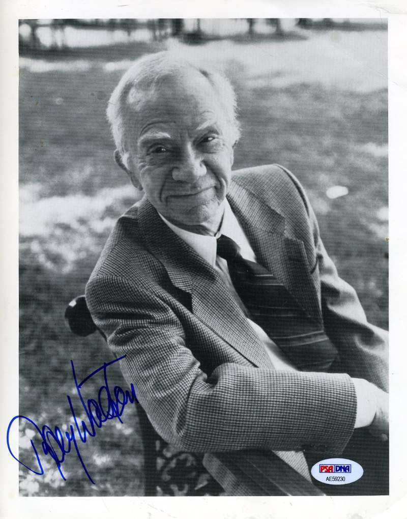 Ray Walston Psa Dna Coa Autograph 8x10 Photo Poster painting Hand Signed