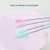 Mini spatule t&eacute;lescopique en silicone
