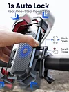 Bike Phone Holder Anti-slip Phone Bracket Cell Phone Holder for 4.7-7 Inch Phone