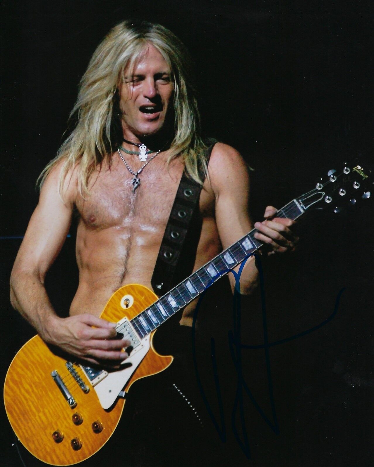 GFA Whitesnake Dio Guitarist * DOUG ALDRICH * Signed 8x10 Photo Poster painting PROOF A1 COA