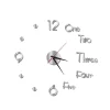 Acrylic wall clock diy personalized 3D wall sticker wall clock