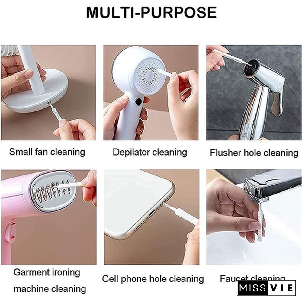 Shower Nozzle Cleaning Brush - Anti-Clogging Pore Gap Cleaning Brush 10 PCS Multifunctional Mini Crevice Small Hole Brush