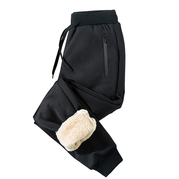 PASUXI Hot Selling Fleece Men's Long Pants Autumn Winter Men Casual Fleece Sweatpants Women Soft Sports Jogger Pants huanwei