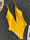 Deep V-Neck Sexy Bohemia One-Piece Swimwear