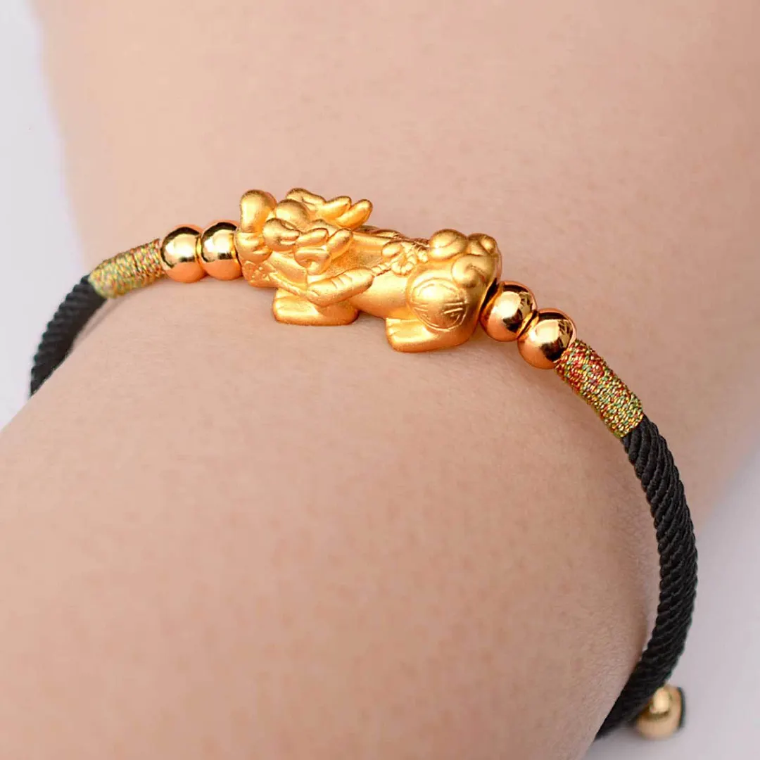 Feng Shui Red String Pixiu Bracelet