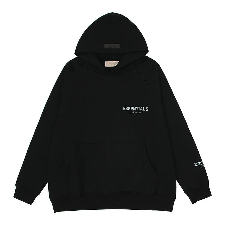 Essentials Letter Men's and Women's Pullover Hoodie