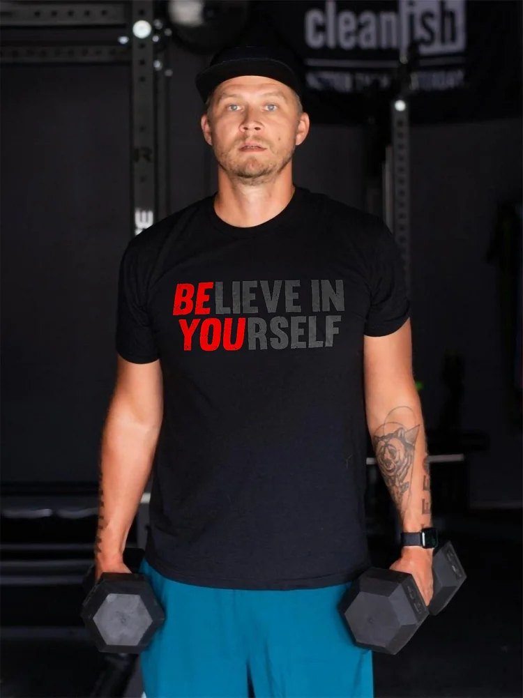 Believe In Yourself Printed T-shirt