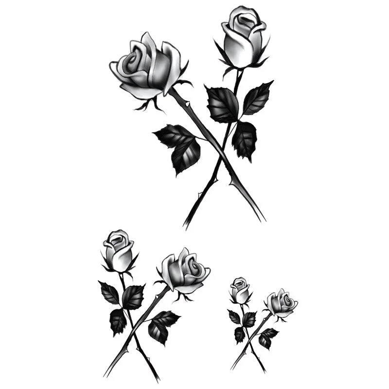 New Small Fresh Temporary Tattoo Men and Women Waterproof Feather Body Art Fake Tattoo Arm Finger Dreamcatcher Tattoo Stickers