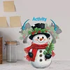 Snowman DIY Acrylic Shaking Head 5D DIY Diamond Art Tabletop Ornament Home Decor